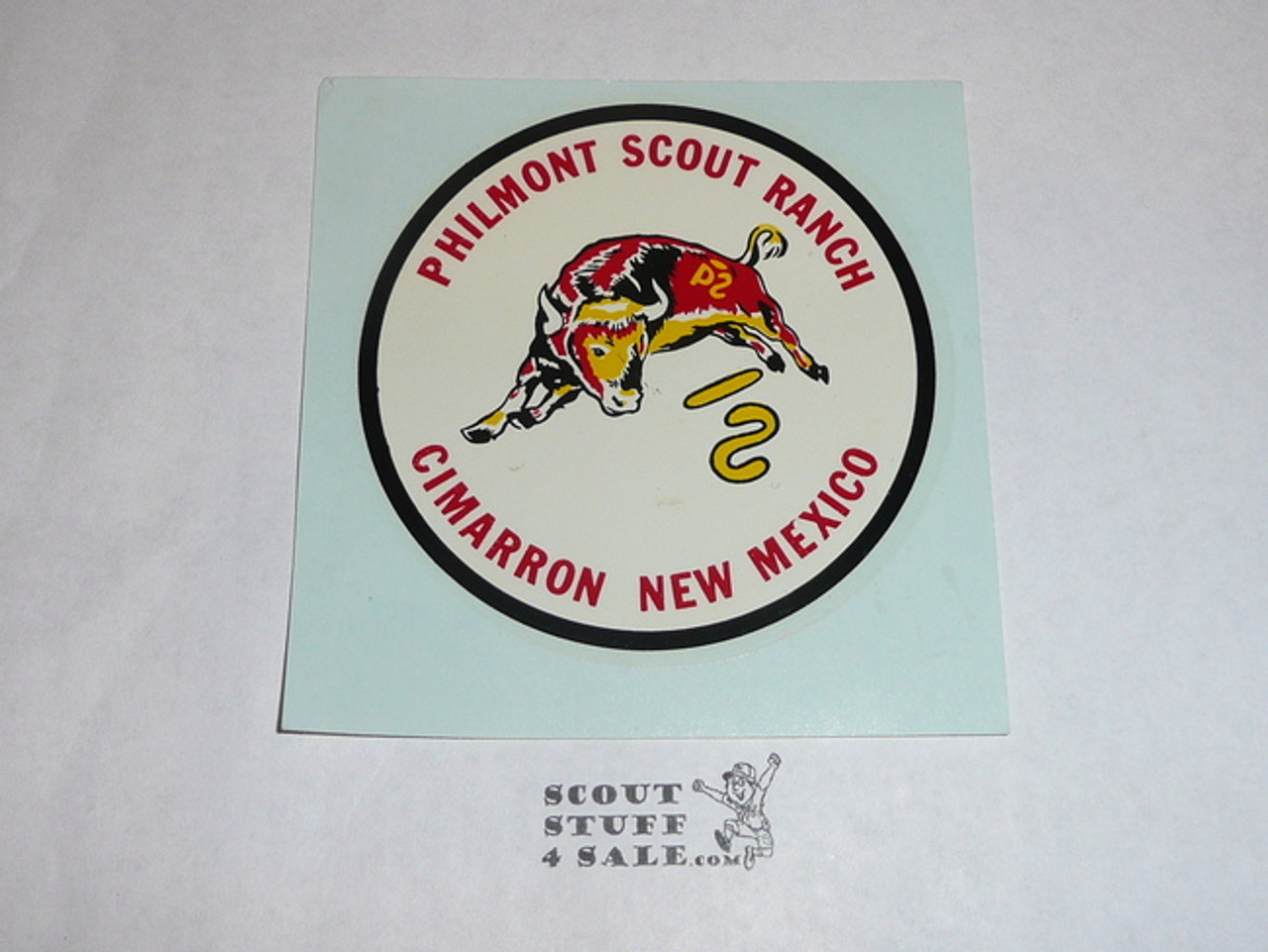 Philmont Scout Ranch Bull Decal