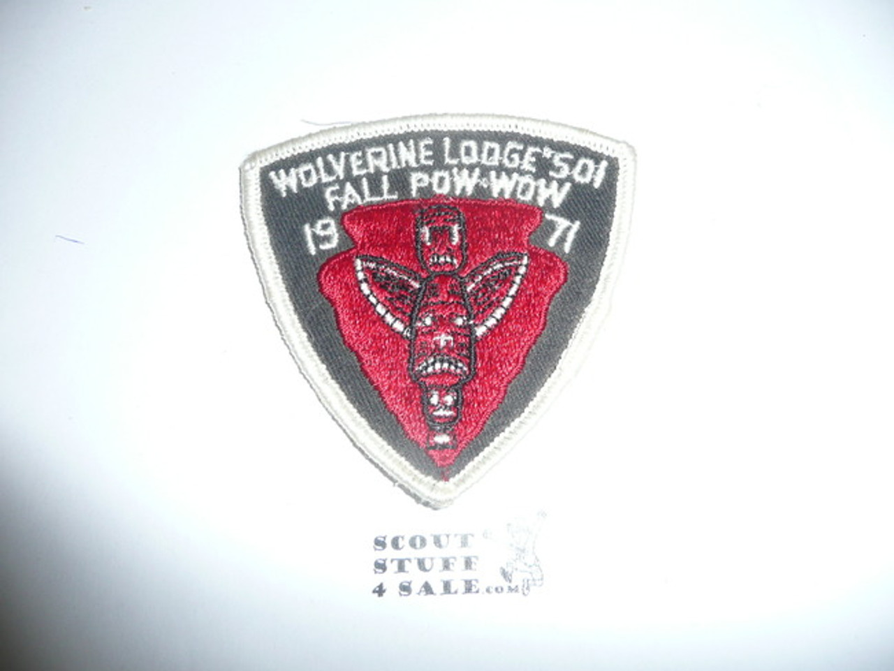 Order of the Arrow Lodge #501 Wolverine 1971 Pow Wow Patch