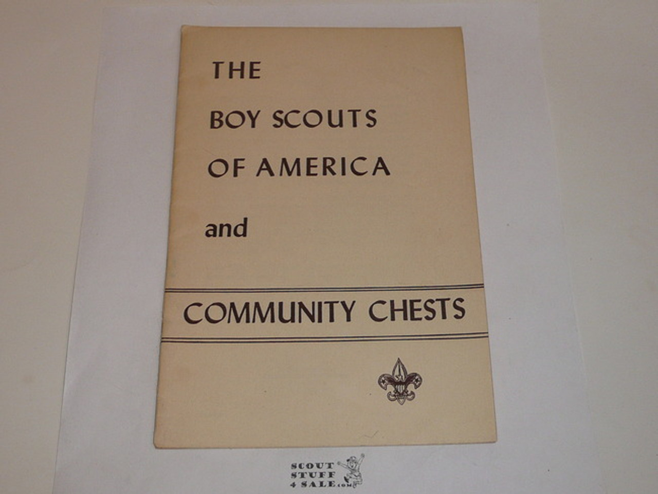 1946 The Boy Scouts of America and Community Chests Pamphlet