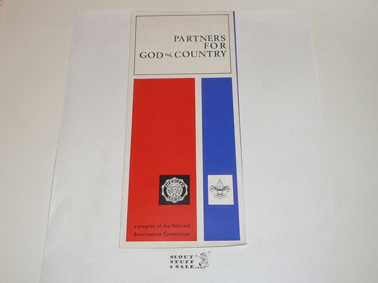 1969 Partners for God and Country, American Legion partners with the Boy Scouts of America