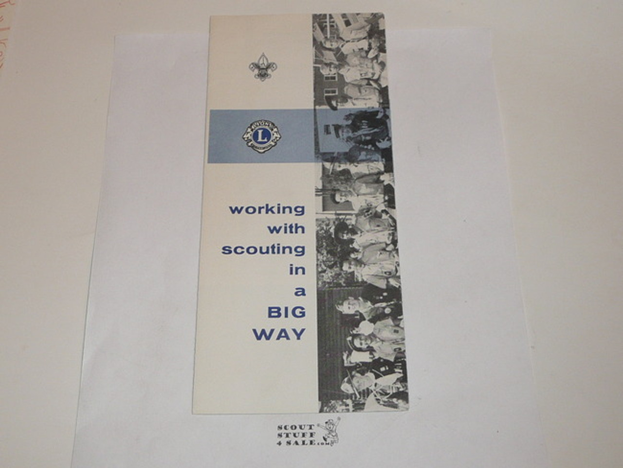 1963 Lions International Working with Scouting in a Big Way Brochure
