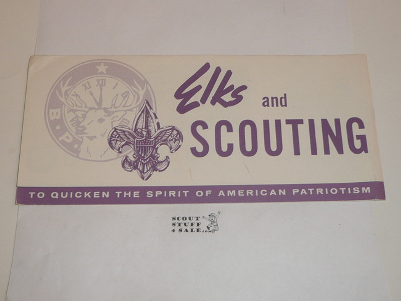 1960's Elks and Scouting Pamphlet