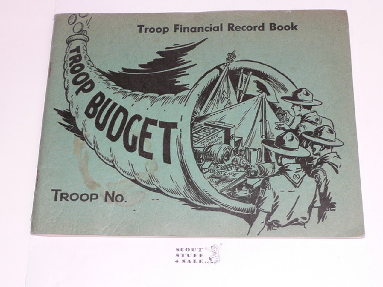 1939 Troop Financial Record Book, unused