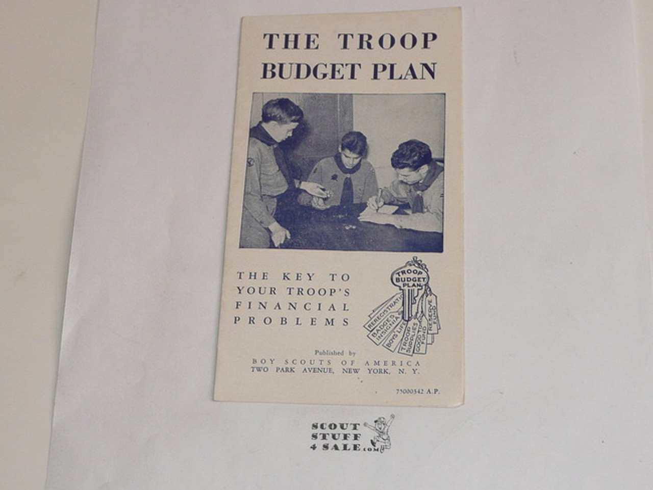 1942 The Troop Budget Plan Pamphlet, 3-42 printing