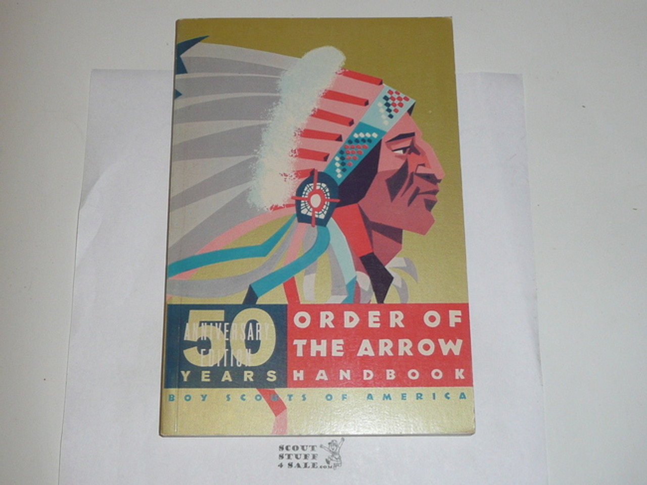 1965 Order of the Arrow Handbook, 50th OA Anniversary, 8-65 Printing