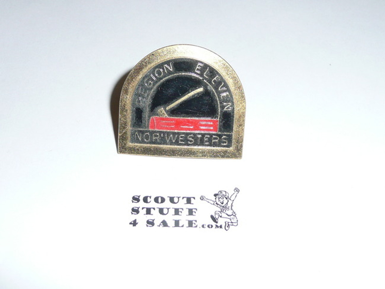 Region 11 Enameled Neckerchief Slide