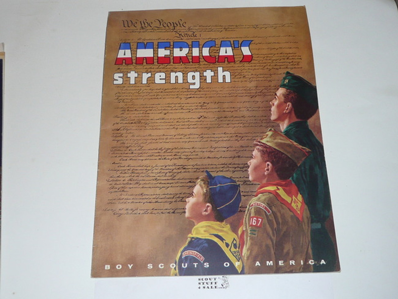 America's Strength Promotional Pamphlet, colorful with lots of pictures, 1960