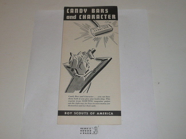 Candy Bars and Character Brochure, 3-55 printing