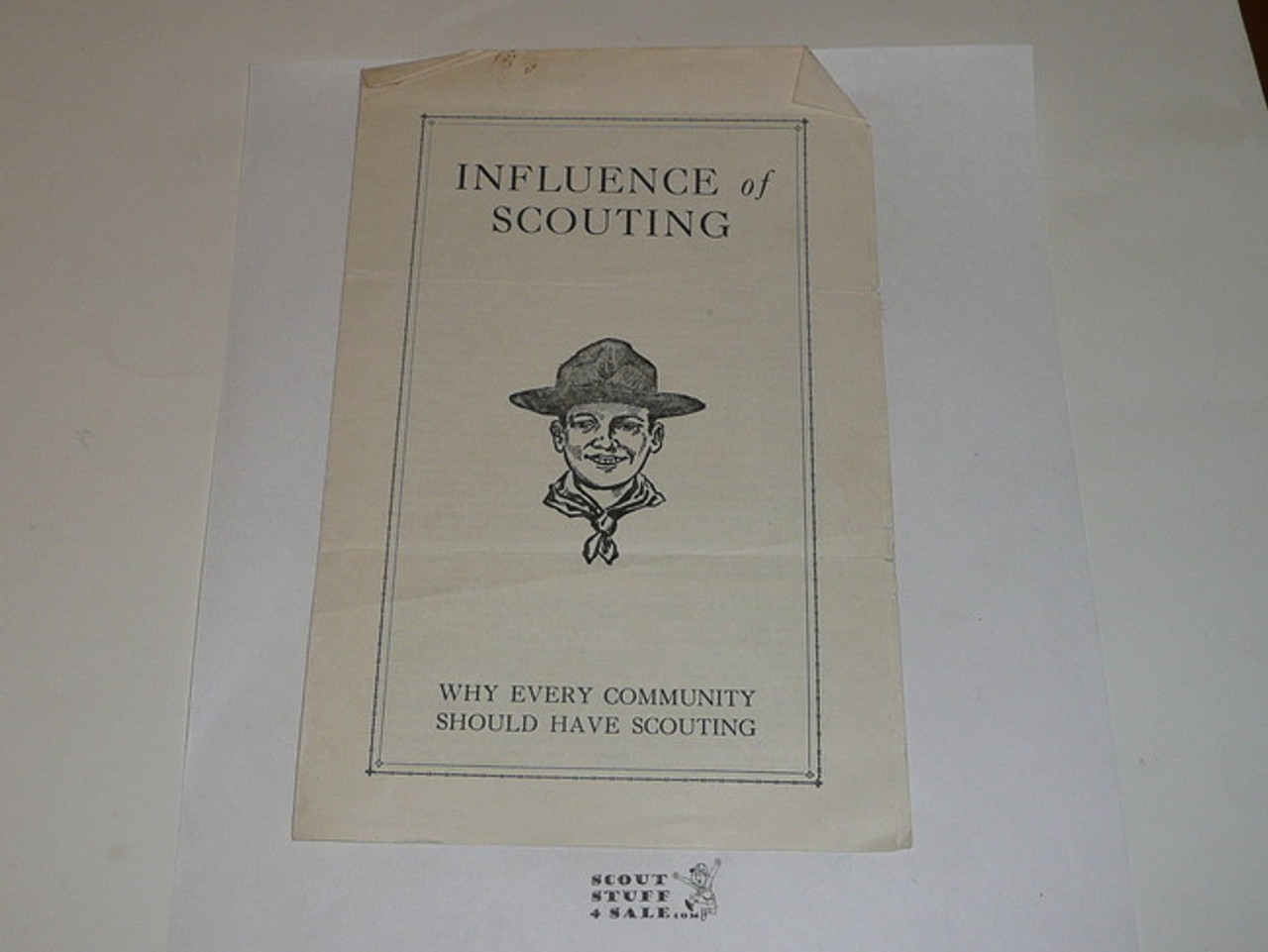 1933 Influence of Scouting, Why Every Community Should Have Scouting