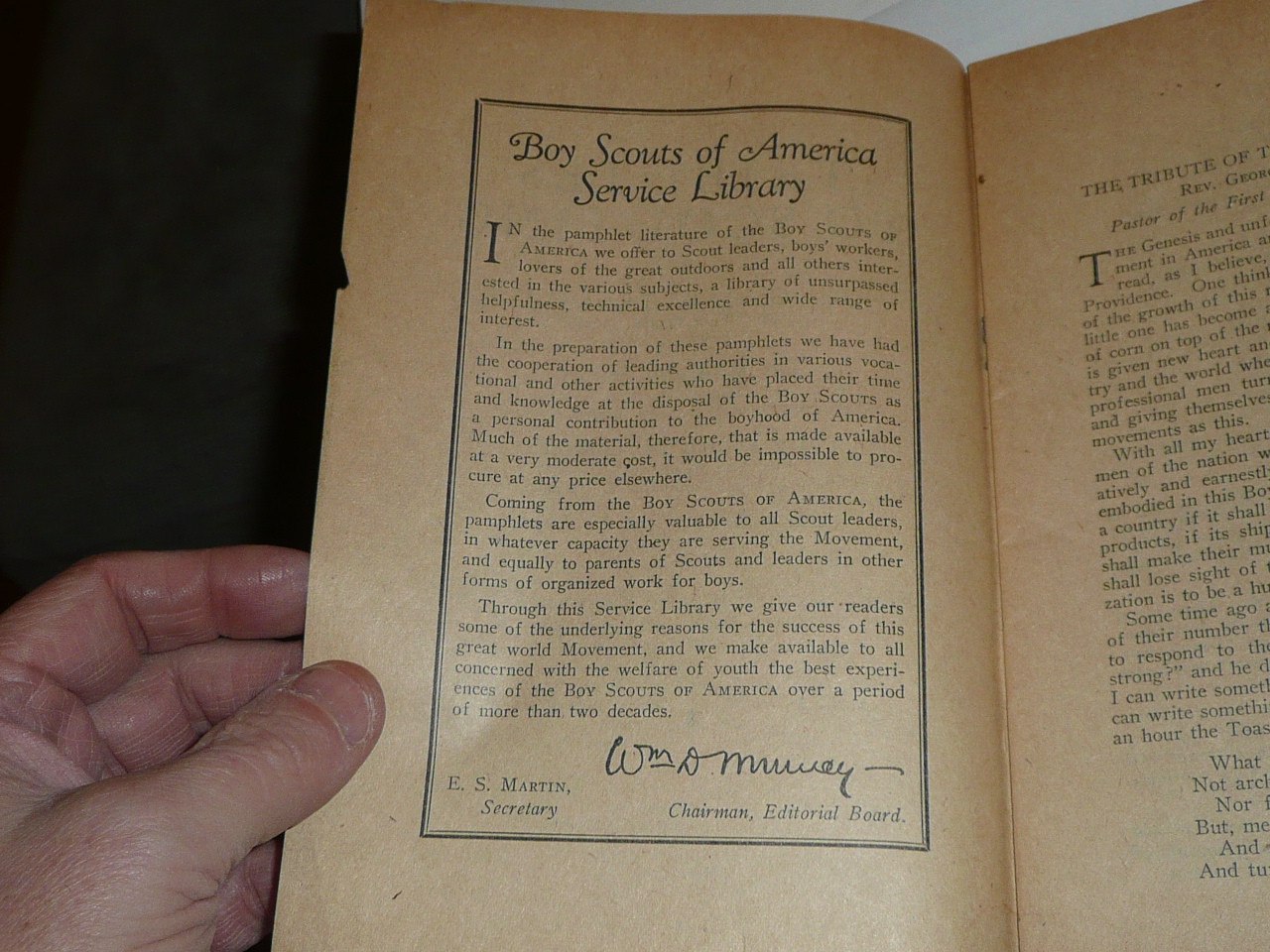 1931 Tributes to Scouting presented at 21st Annual Meeting of the National Council of the Boy Scouts of America, Rarest Boy Scout Service Library Title by far