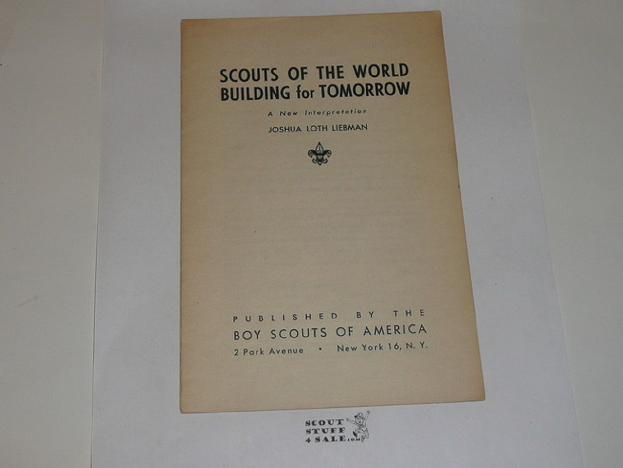 1948 Scouts of the World Building for Tomorrow, 1-48 printing