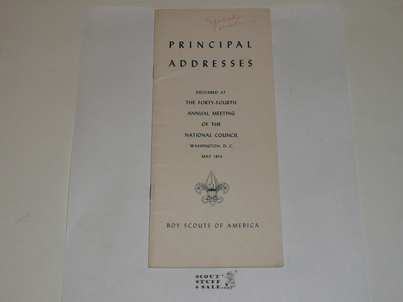 1954 Principal Addresses delivered at the 44th Annual Meeting of the National Council