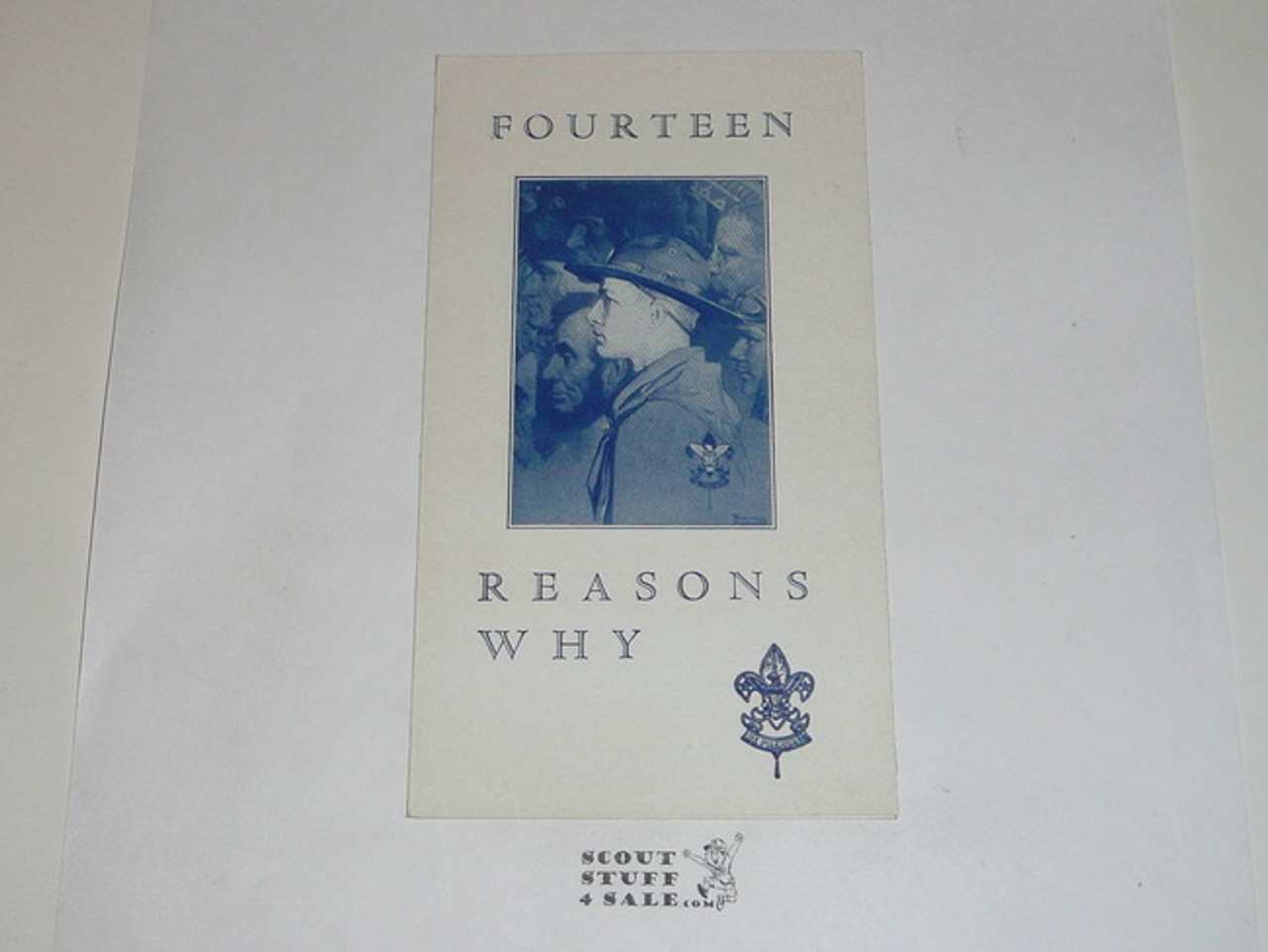 1942 Fourteen Reasons Why, Boy Scout Promotional Brochure, 7-42 printing