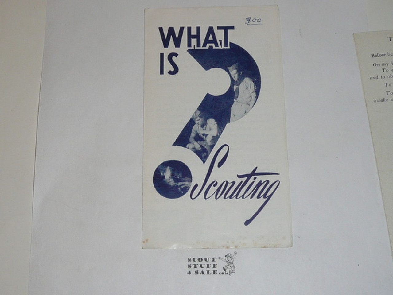 1952 What is Scouting?, Boy Scout Promotional Brochure, 9-52 printing