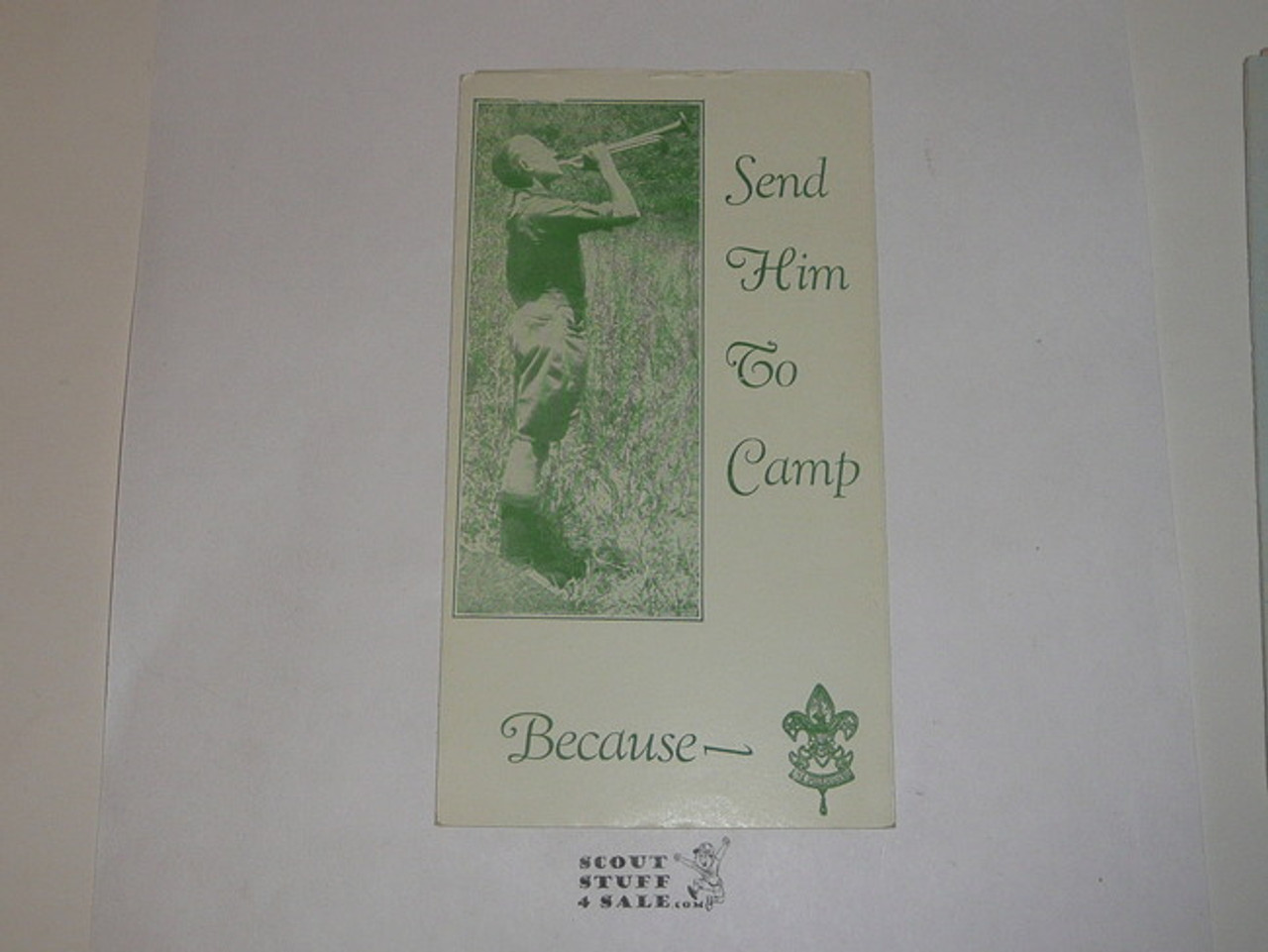 1930's Send Him to Camp Because, Boy Scout Promotional Brochure