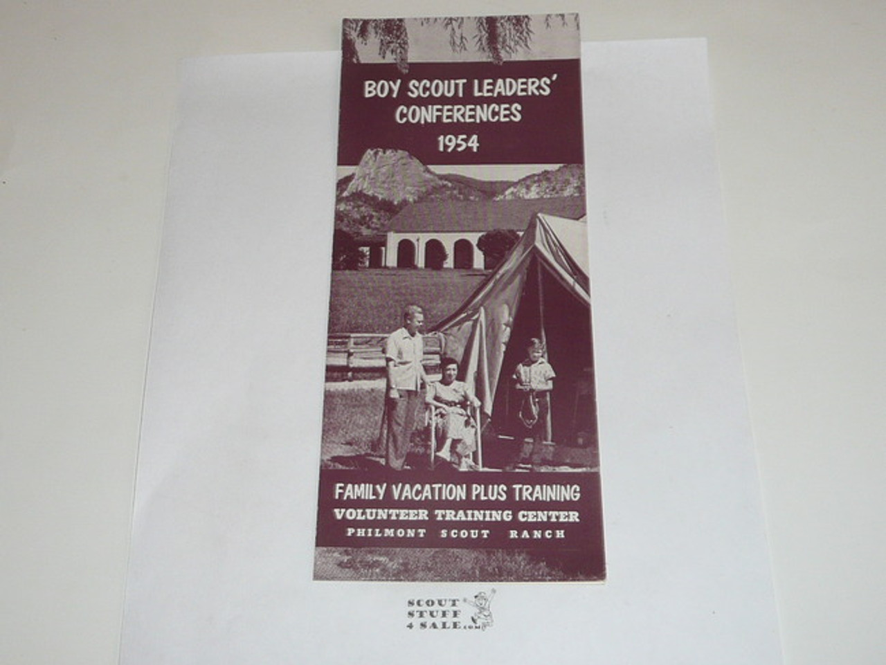 1954 Philmont Training Center Boy Scout Leaders' Conference Brochure