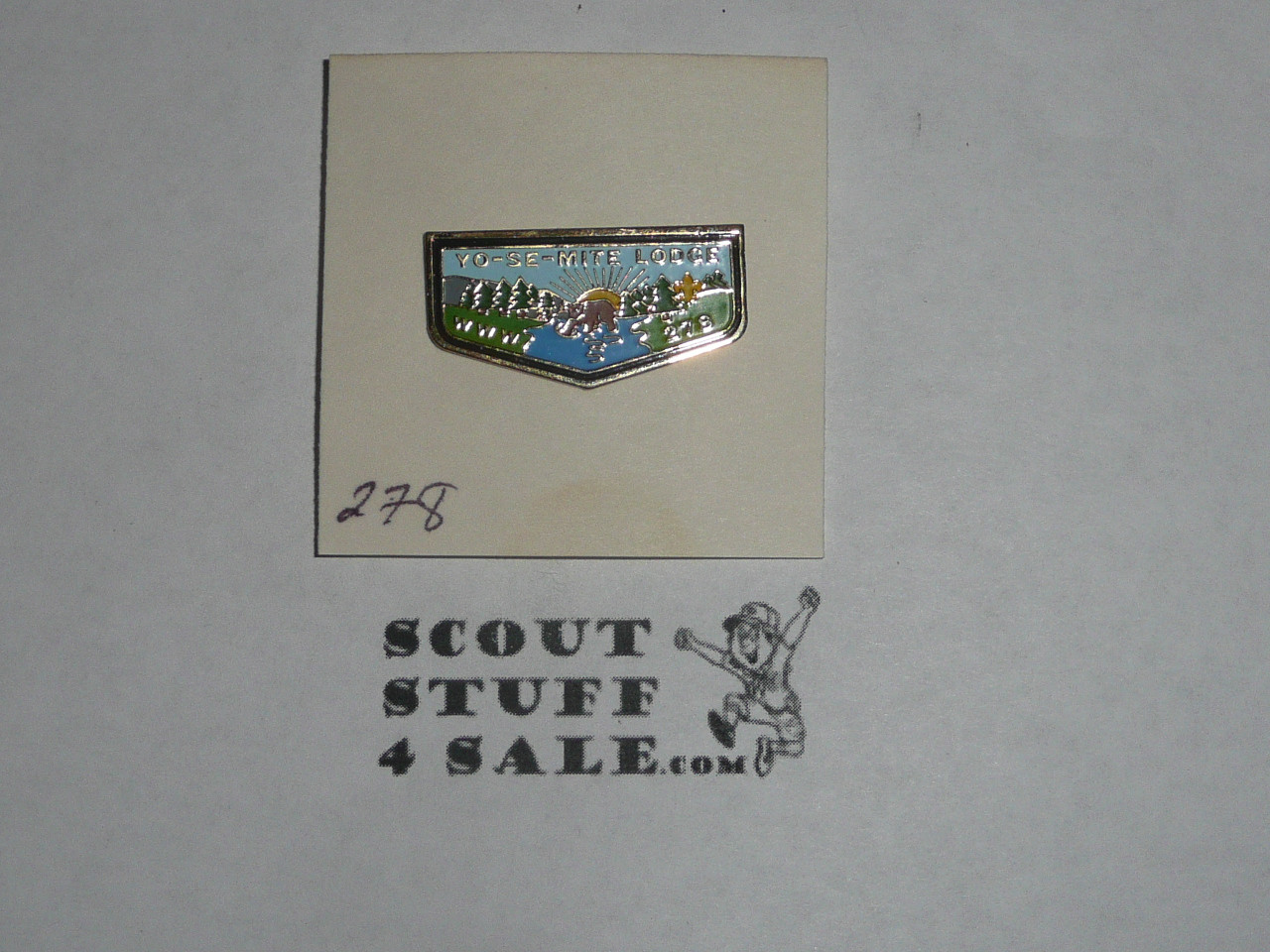 Yosemite O.A. Lodge #278 Flap Pin - Scout