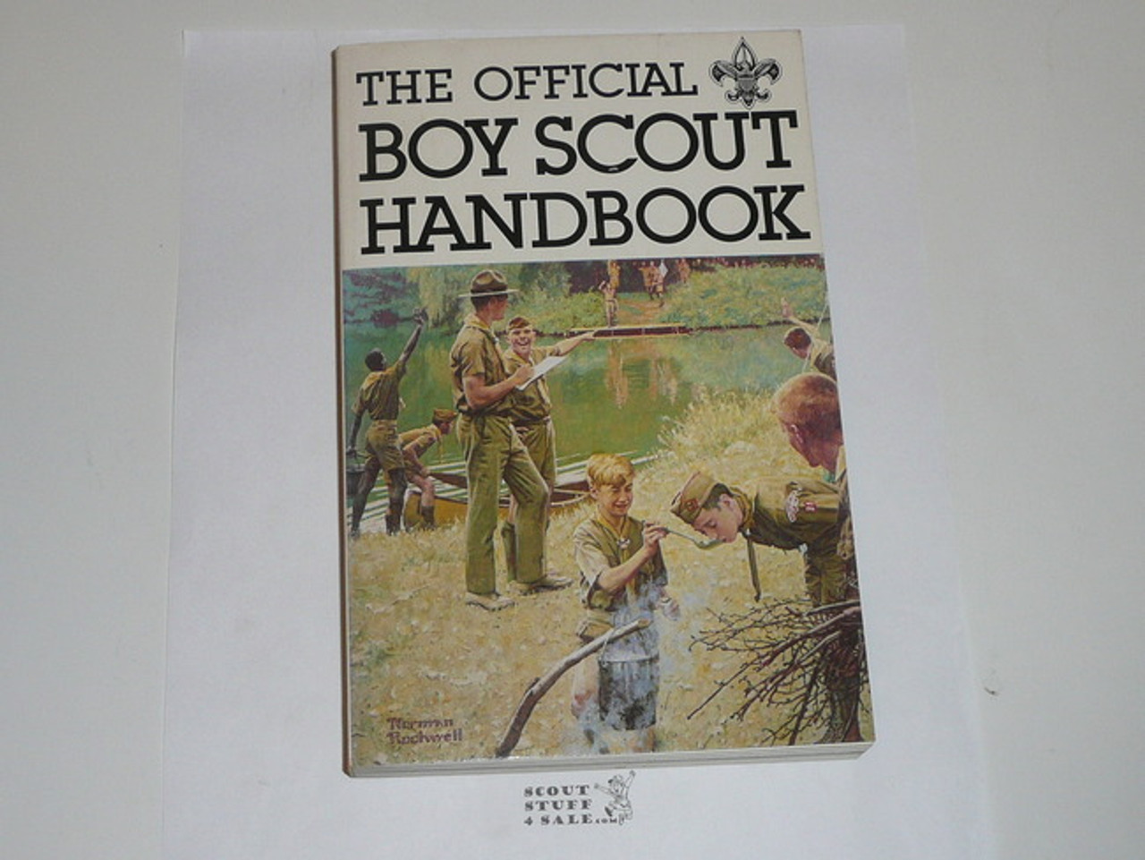 1979 Boy Scout Handbook, Ninth Edition, First Printing, Litely used condition, Last Norman Rockwell Cover, name on cover or side