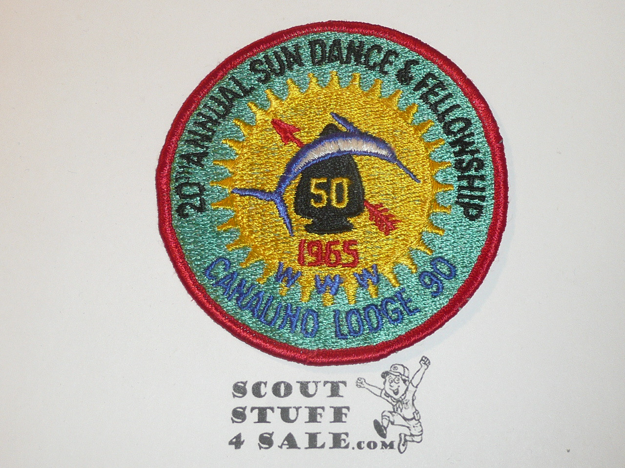 Order of the Arrow Lodge #90 Canalino 1965 Sundance Patch