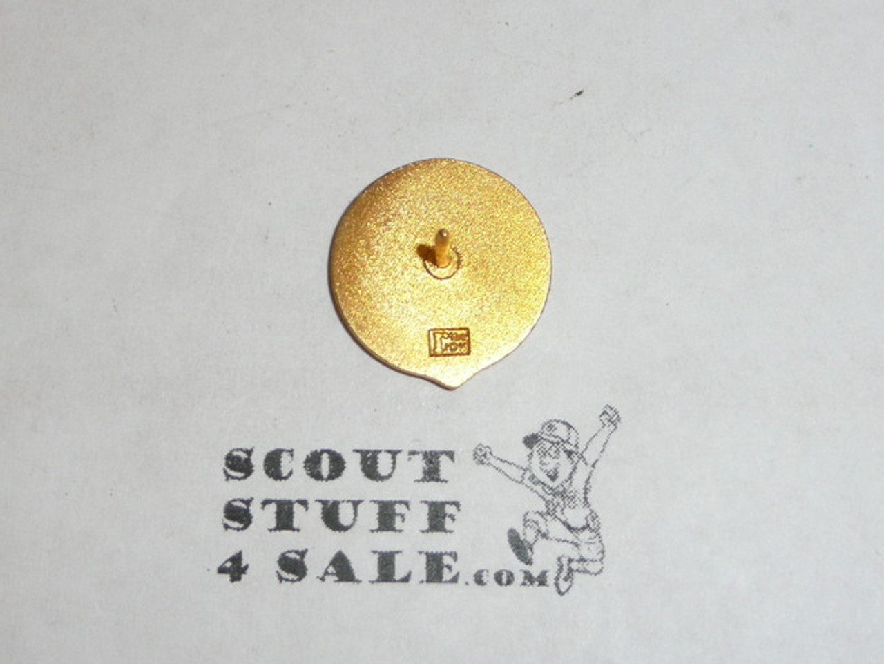 15 Year Veteran Pin, late 1960's Issue, Robbins, 10K GOLD, Post Back