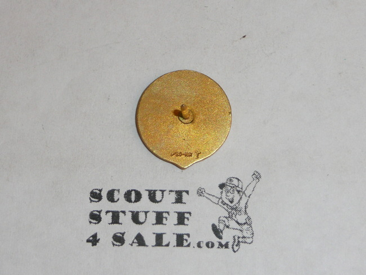 10 Year Veteran Pin, 1960's Issue, Robbins, 10K GOLD, Post Back