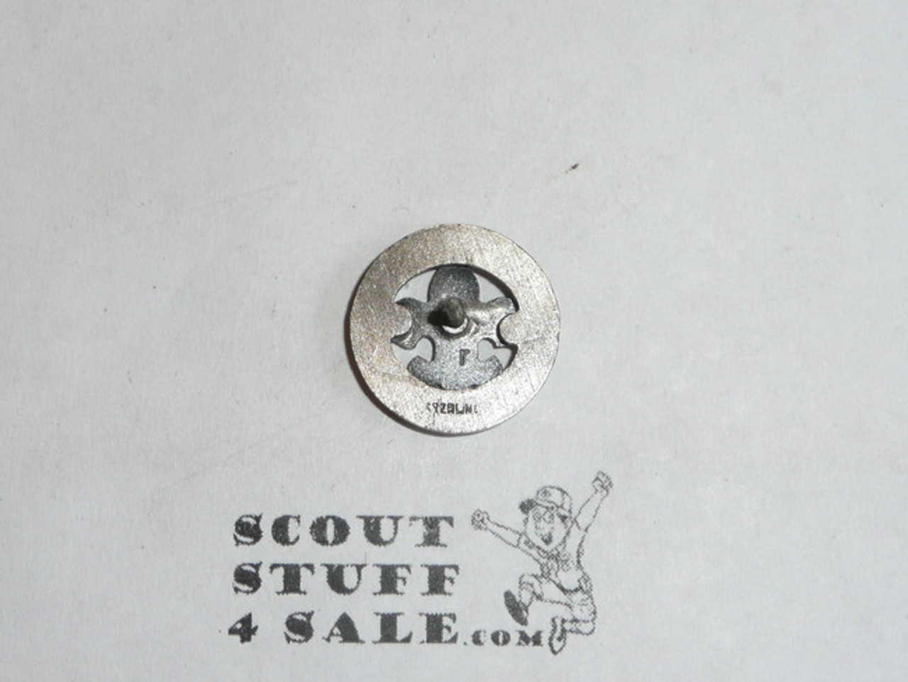 25 Year Veteran Pin, 1950's, Robbins, STERLING, Post back