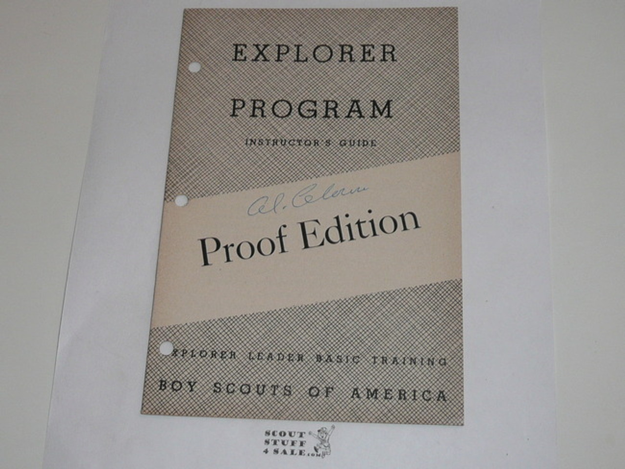 Explorer Leaders' Basic Training, Explorer Program Instructor's Guide, Proof Edition, 10-50 printing