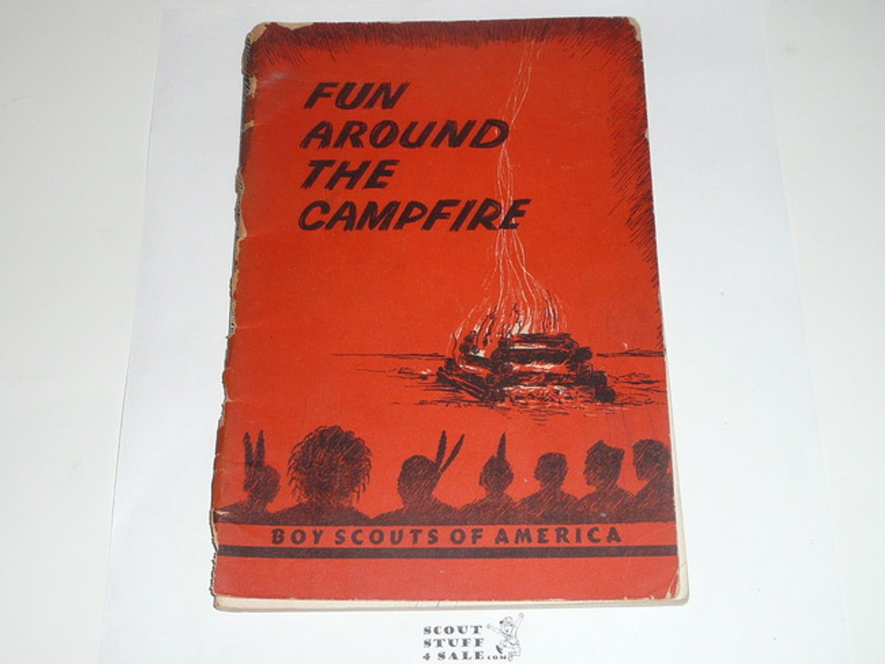 Fun Around the Campfire, 4-52 Printing, cover separated