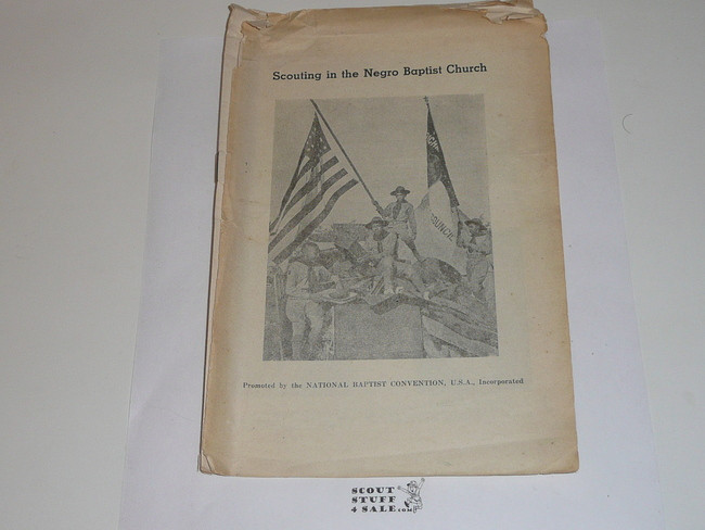 Baptist, Scouting for the Negro Baptist Church, covers separated, early-1930's printing