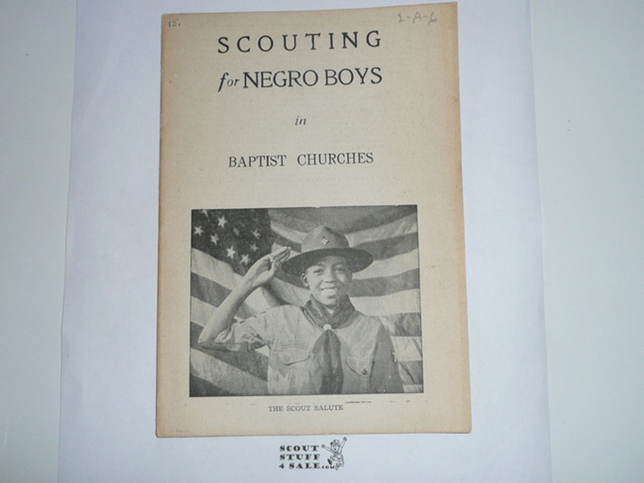Baptist, Scouting for Negro Boys in Baptist Churches, 1930's