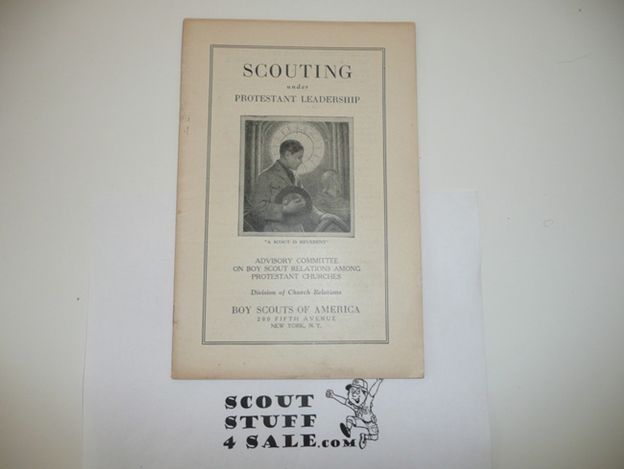 Protestant, Scouting Under Protestant Leadership, 1920's printing