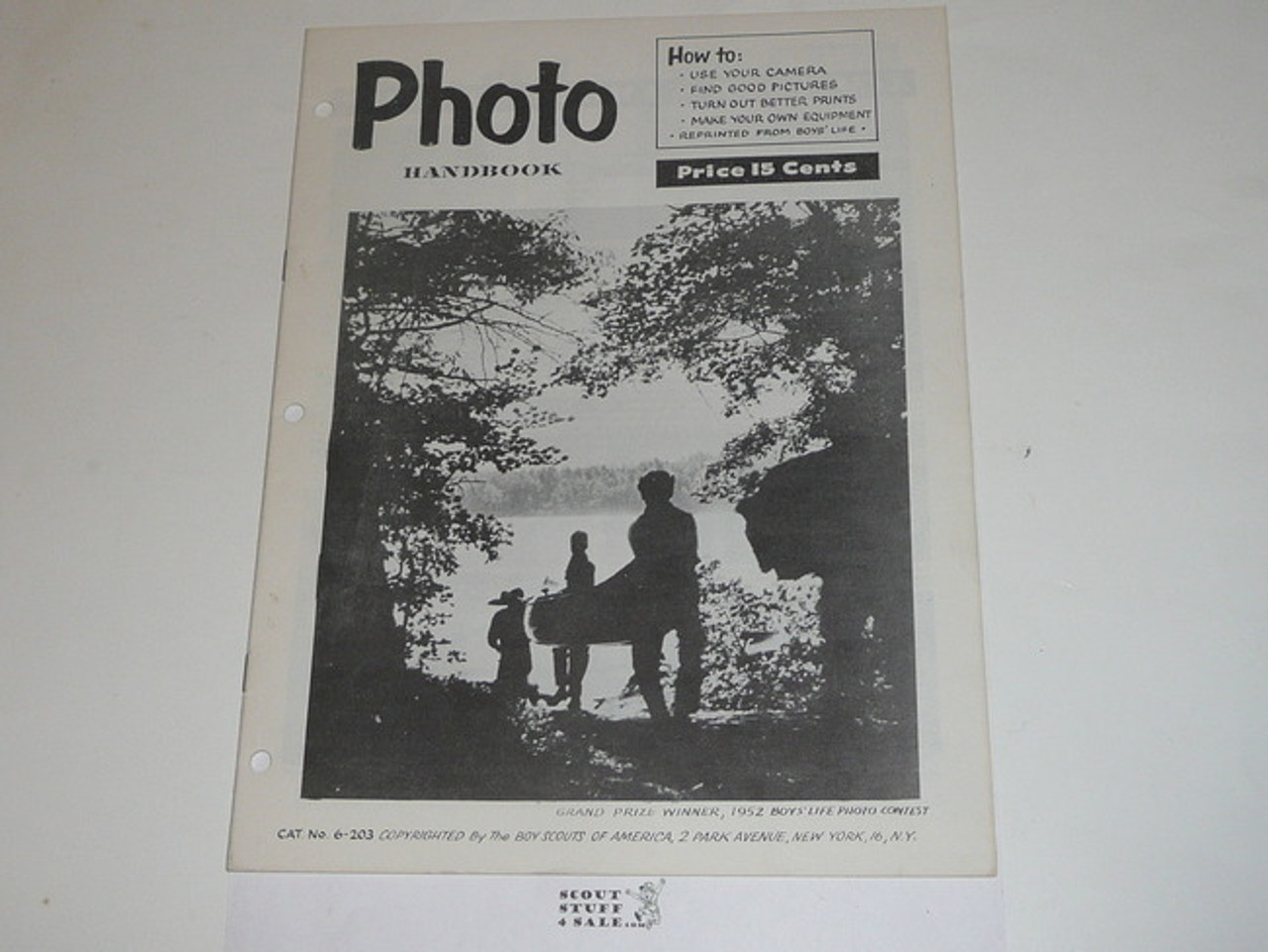 Photo Handbook Boys' Life Reprint #6-203, 1950's Printing #2