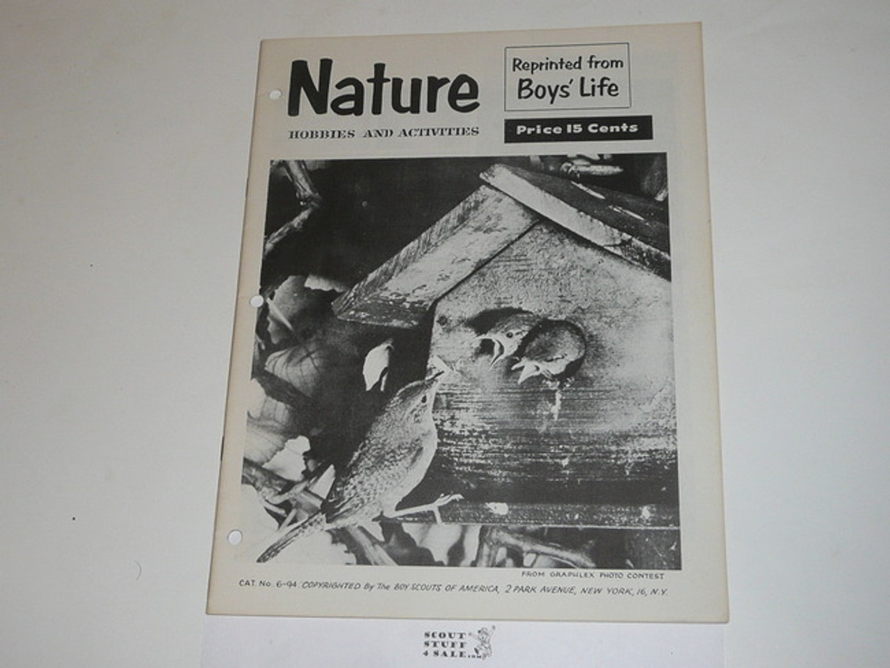 Nature Hobbies and Activities Boys' Life Reprint #6-94, 1950's Printing with Price block