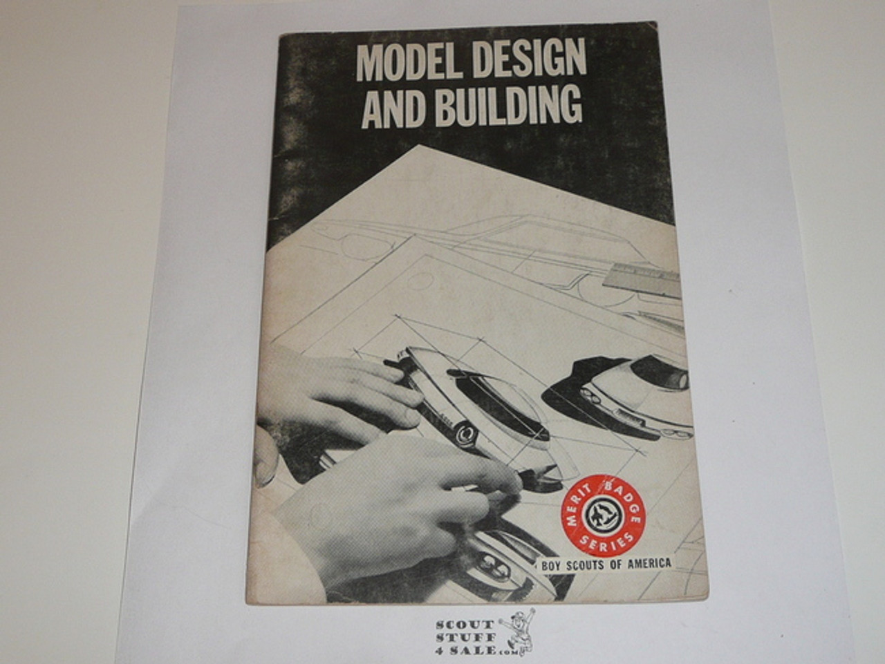 Model Design and Building Merit Badge Pamphlet, Type 7, Full Picture, 12-68 Printing