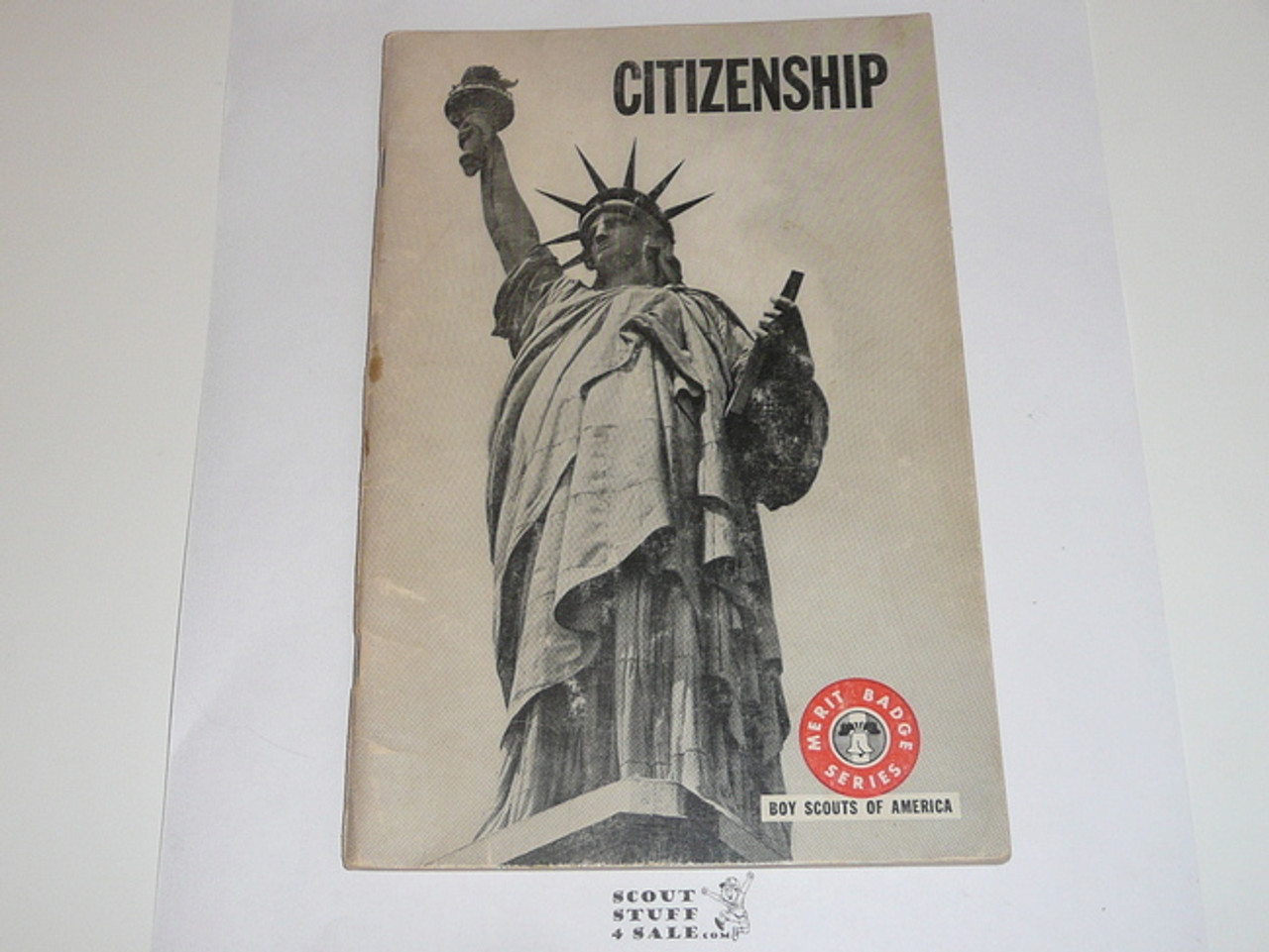 Citizenship Merit Badge Pamphlet, Type 7, Full Picture, 11-67 Printing