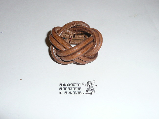 Wood Badge Leather Woggle