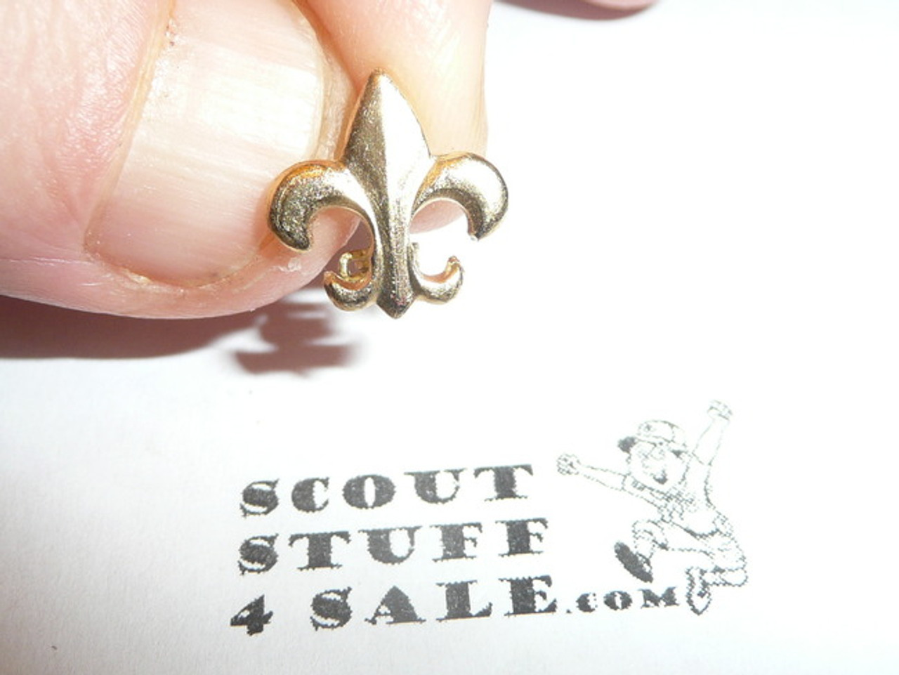 Scout Rank Mother's or Lapel Pin, spin lock pin, 12mm Tall