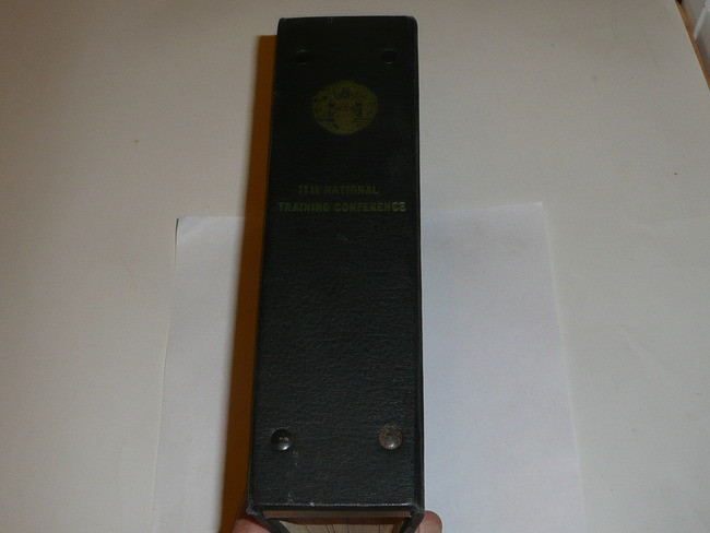 1959 Eleventh National Training Conference of Scout Executives Notebook Complete with inserts