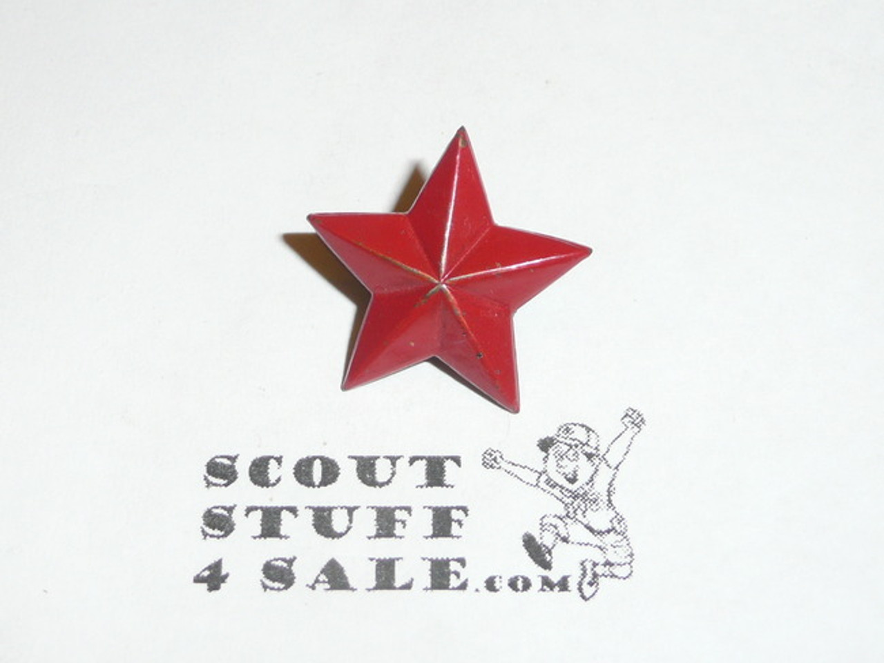 Boy Scout Teens Service Star, spin back