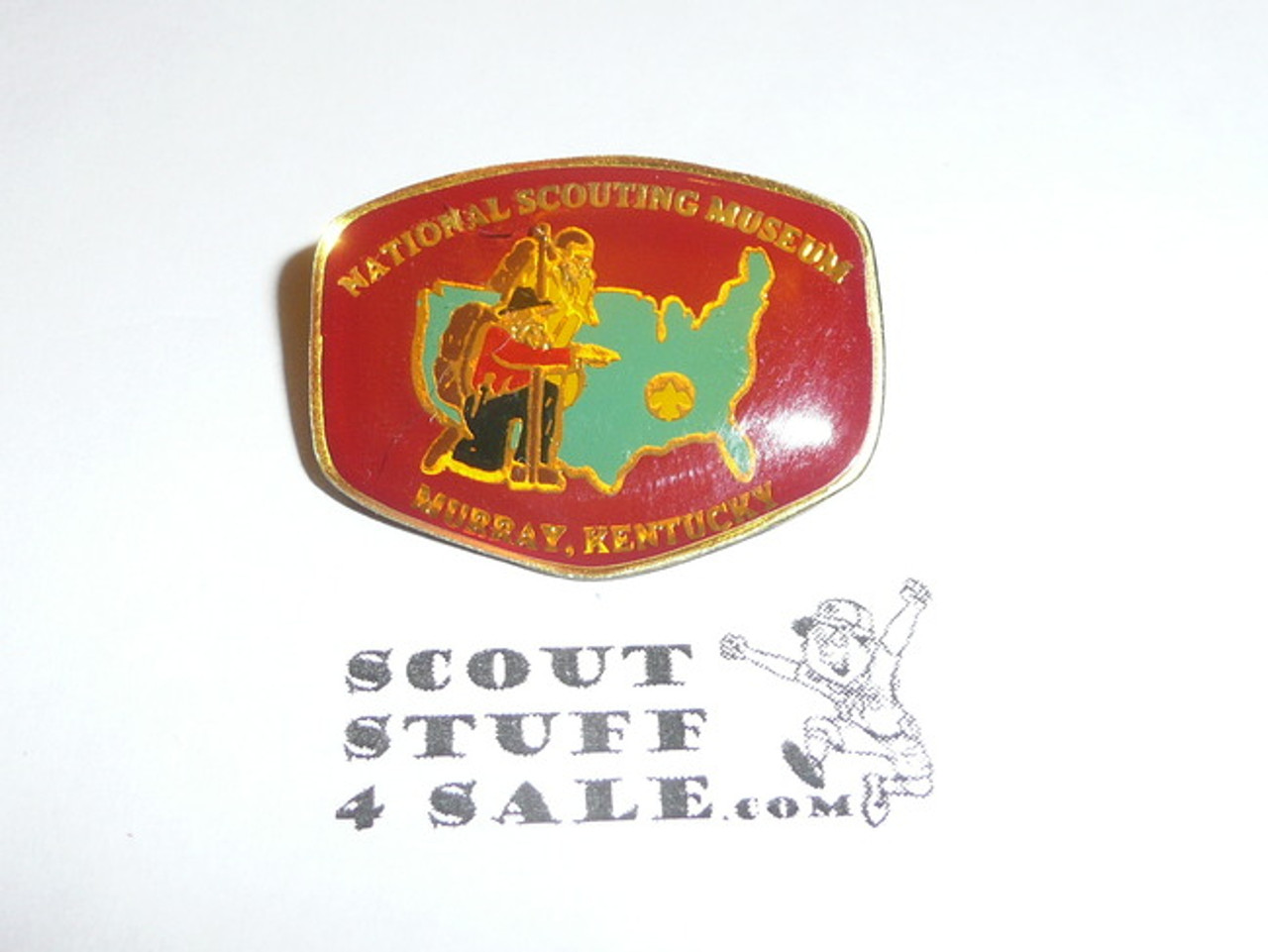 National Scouting Museum, Murray KY, Pin with resin topping