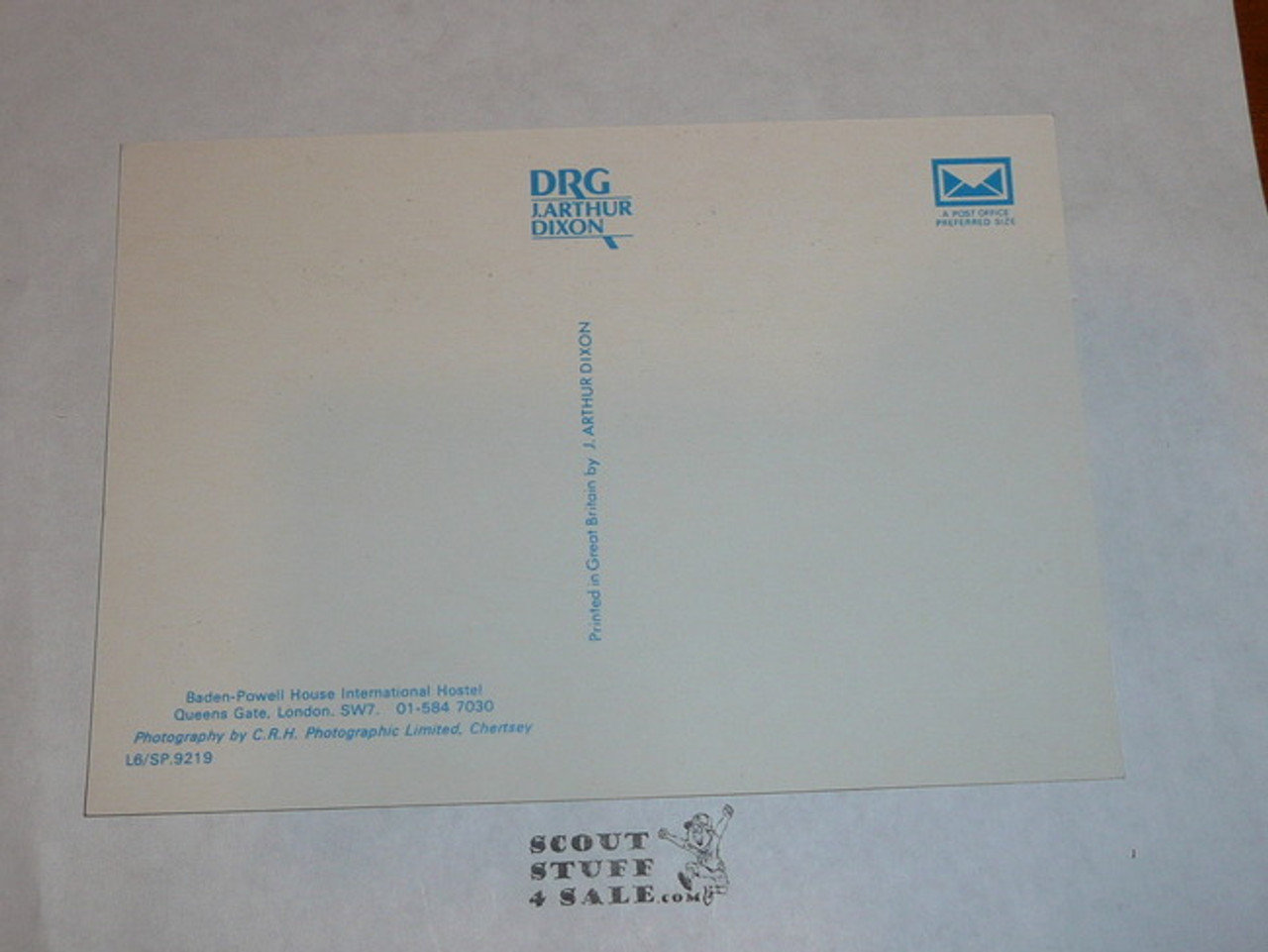 Baden Powell House Exterior Post card