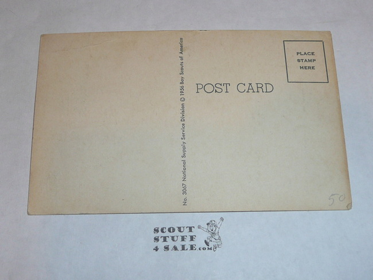 Generic BSA National Supply Cartoon Post card, Snapshot of the Gang, 1956