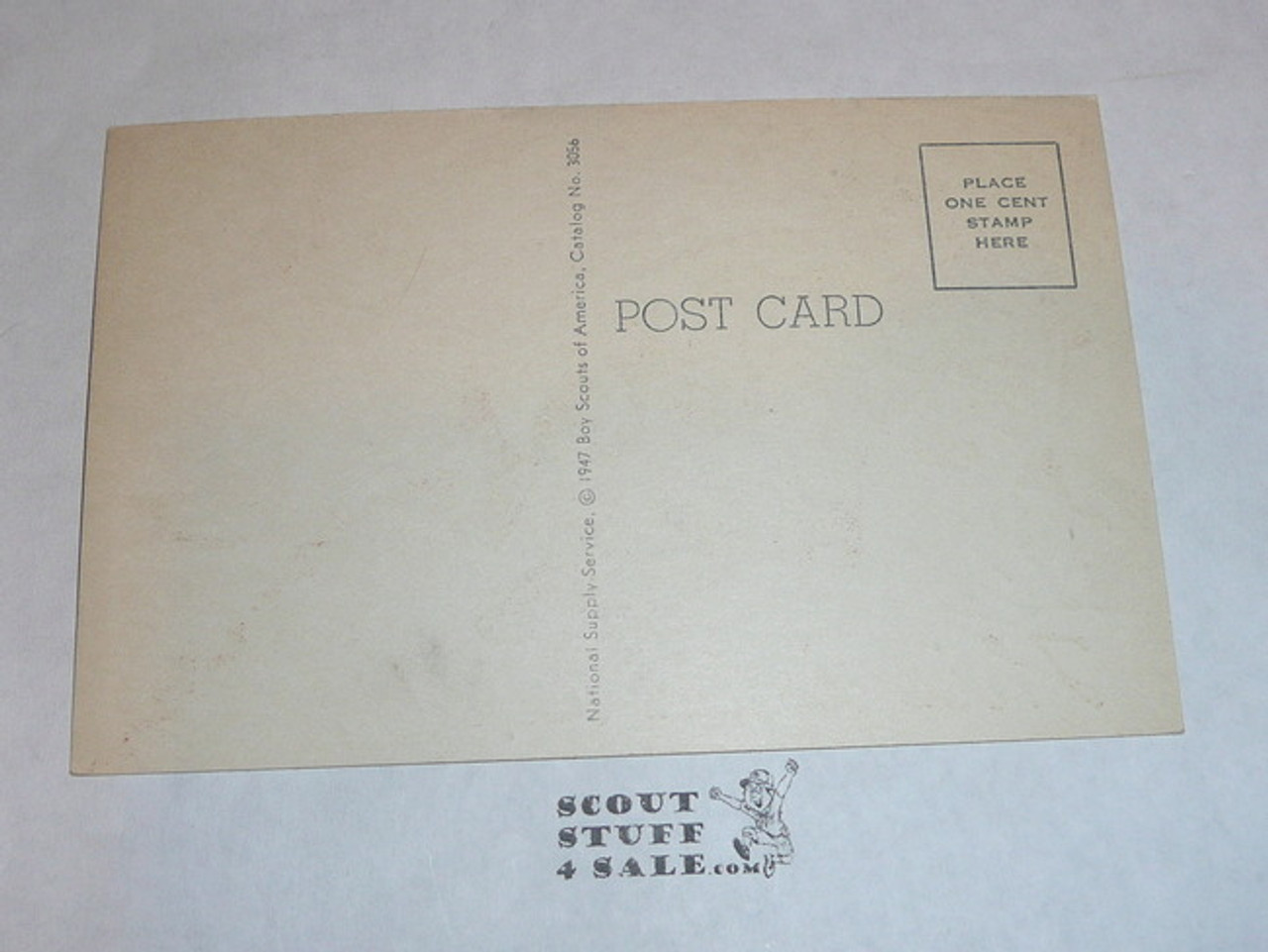 Generic BSA National Supply Cartoon Post card, This is the Life, 1947