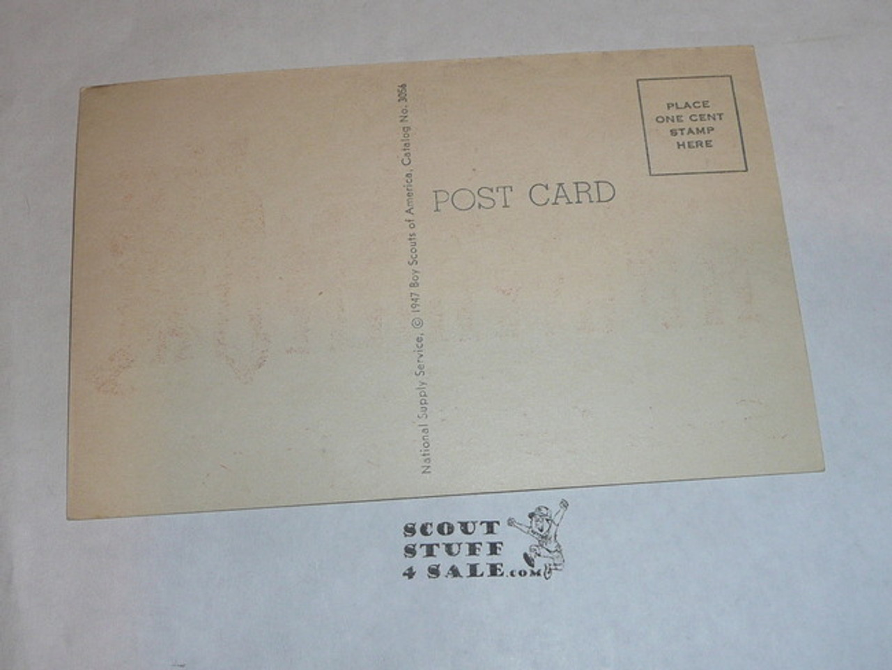 Generic BSA National Supply Cartoon Post card, Snapshot of the Gang, 1947