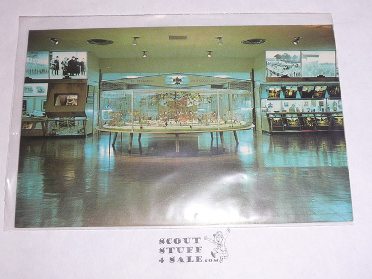Johnston National Scouting Museum Post card, The Scouting Trail Exhibit