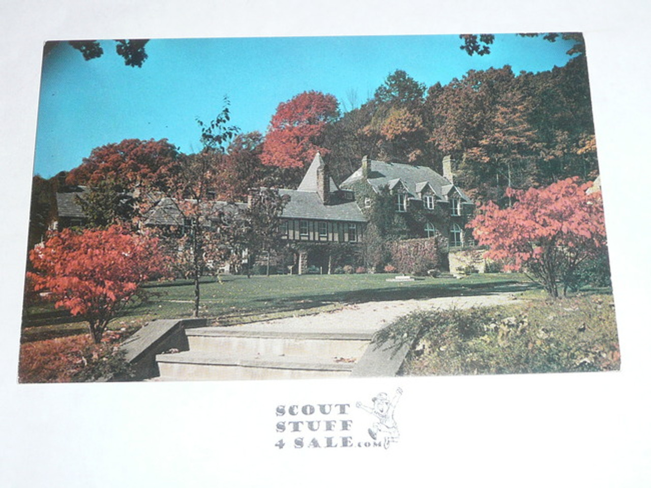 Schiff Scout Reservation Post card, Main House