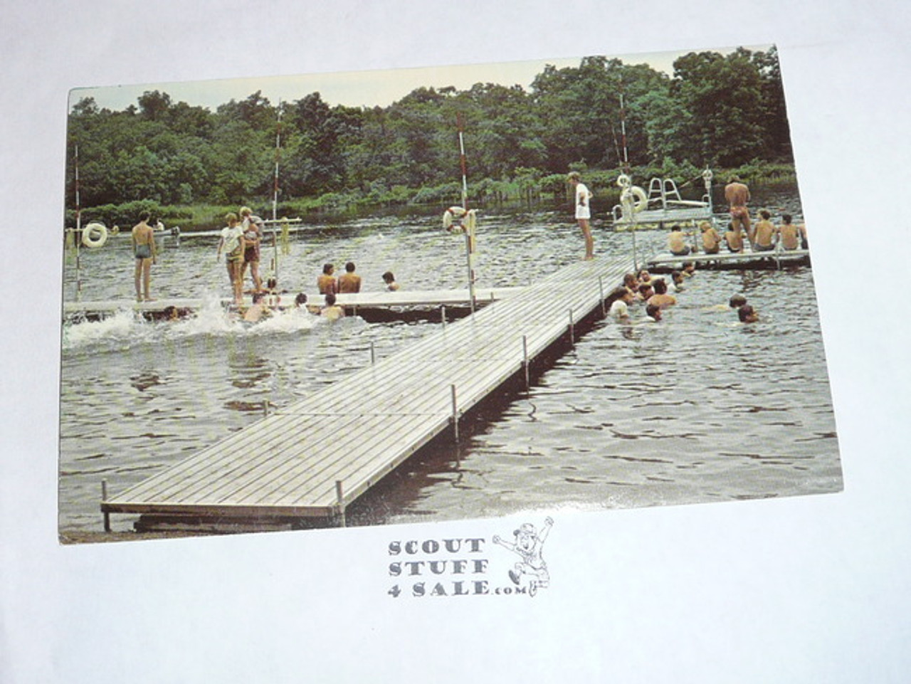 St. Louis Area Scout Camps waterfront Post card