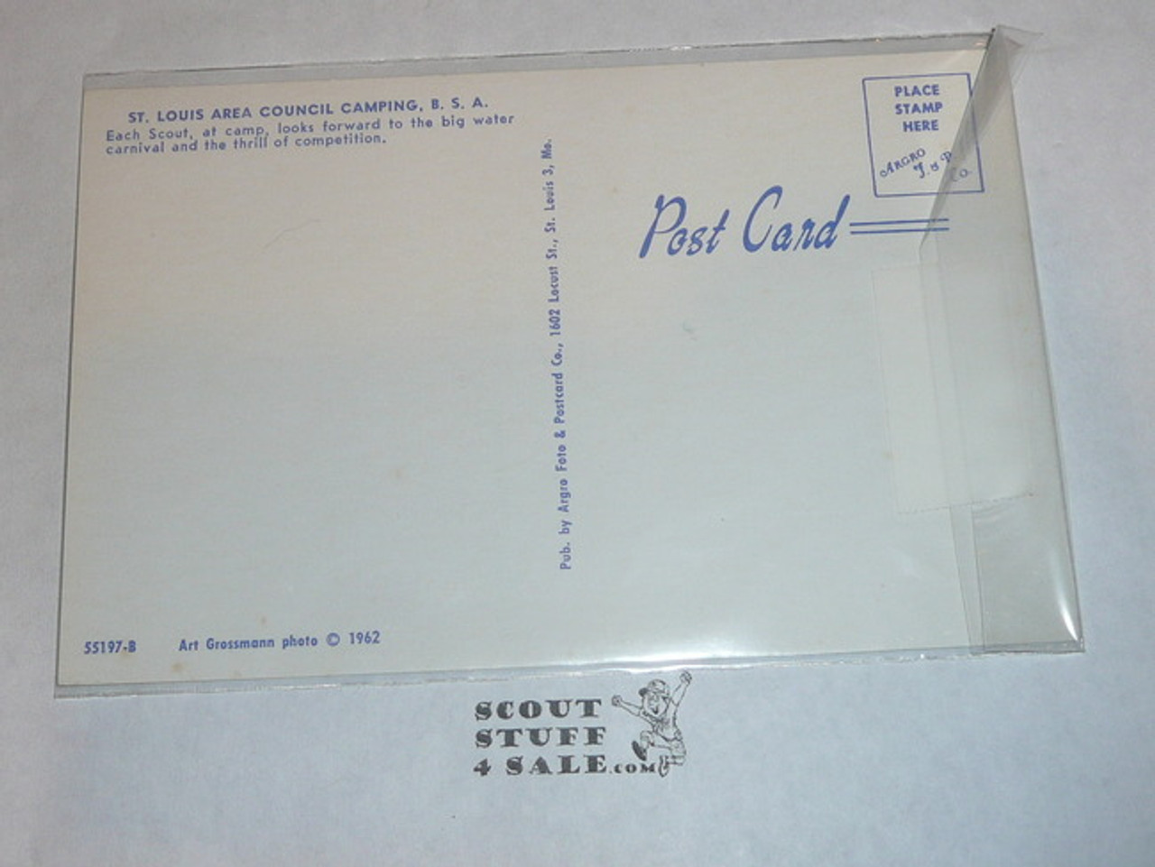 Camp Irondale Pool Post card, 1962