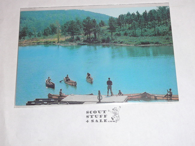 Camp Irondale Waterfront Post card, 1962