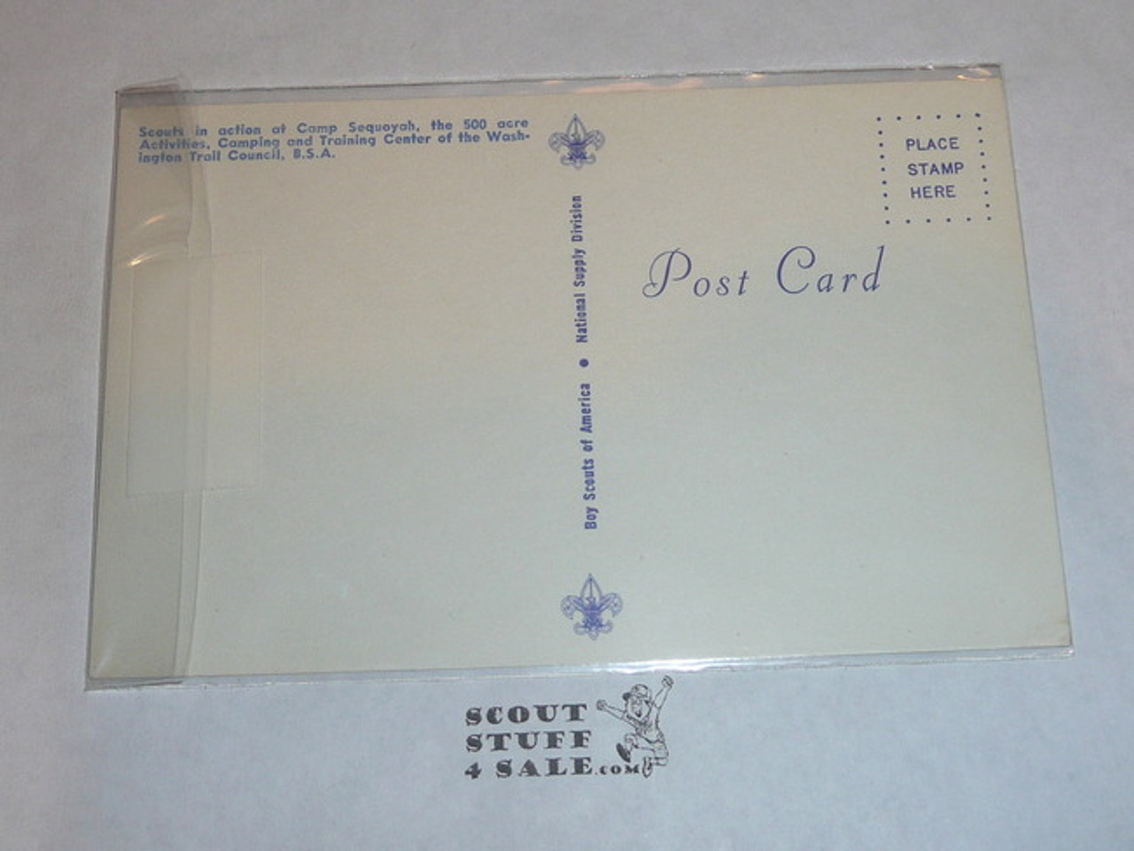 Camp Sequoyah Scouts Swimming Post card, 1970's